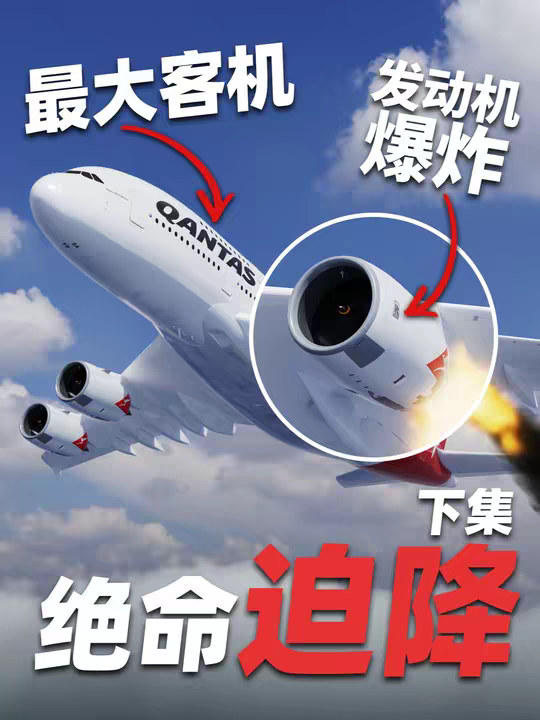 巨型客机A380发动机空中“爆炸”机长临危不惧完成绝命迫降 【下集】澳航32航班发动机非包容性失效事故纪实