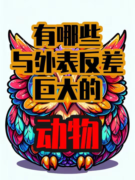 有哪些外表和真实情况反差巨大的动物？