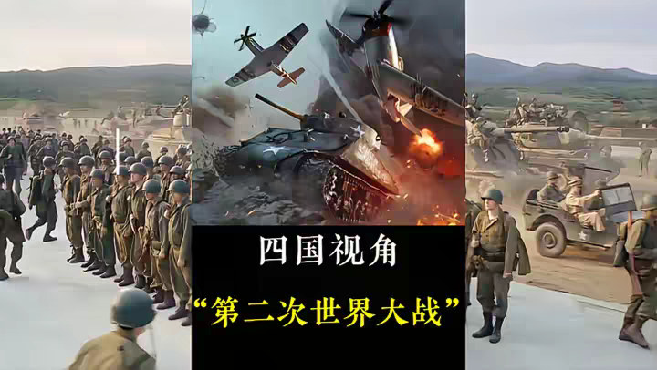 本视频耗时两月半精心制作，一口气带你看完，从德国视角、日本视角、中国视角、美国视角下的第二次世界大战