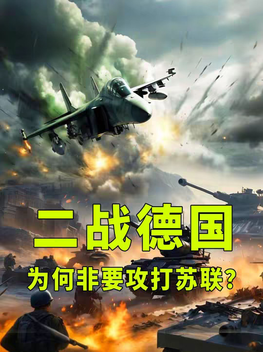 详细解读二战德国执意入侵苏联的深层动因与毁灭性结局 二战德国已经吞并了欧洲大部分领土，如果见好就收，不去攻打苏联，德国二战可能就不会失败，但是德国为何不惜赌上国运，也非要入侵苏联呢？ @DOU+小助手