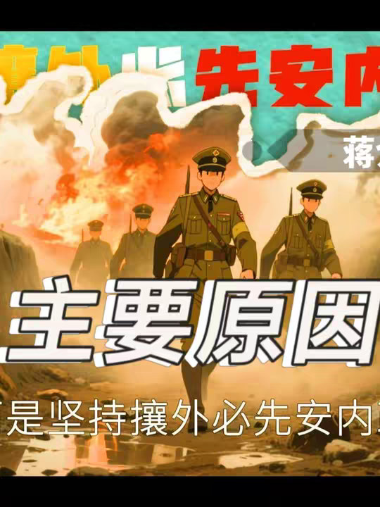 蒋介石为什么执意“攘外必先安内” 带你了解着其中的主要原因，探寻合作的秘密 @抖音创作小助手