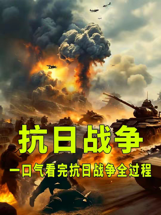 全面讲解抗日战争，及日本战败全过程！ 本视频按时间顺序回顾 1931 - 1945 年抗日战争全过程，涵盖九一八事变、淞沪会战、徐州会战等重要事件及相关人物。