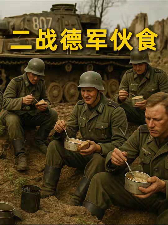 二战德军伙食揭秘：前线德国士兵吃什么？