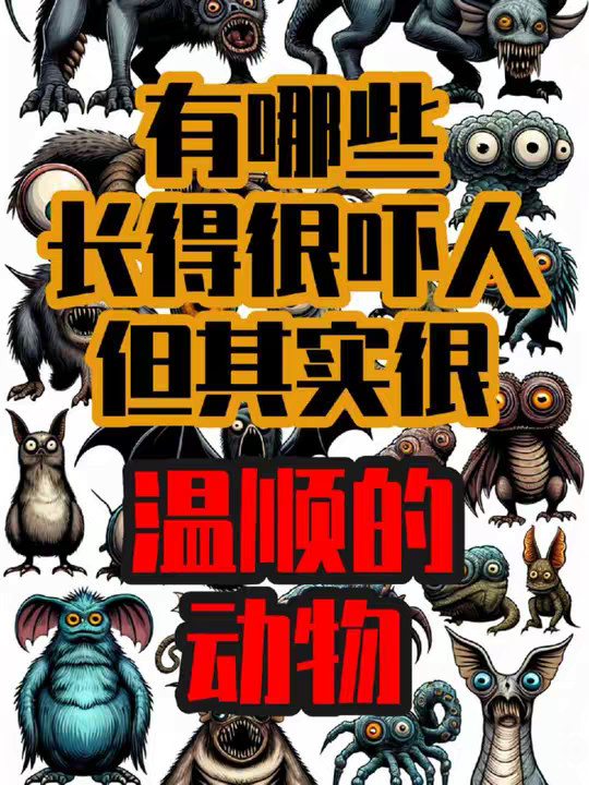 有哪些长得很凶但其实很温柔的生物？