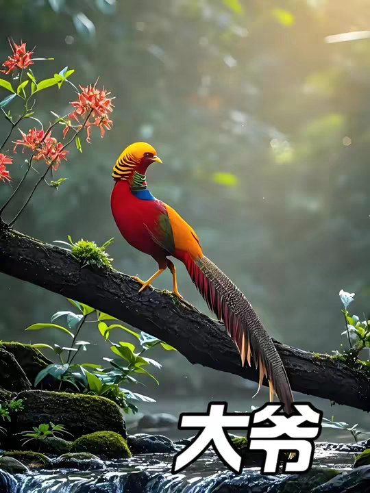 别保护红腹锦鸡了，还是赶紧把大爷保护起来吧