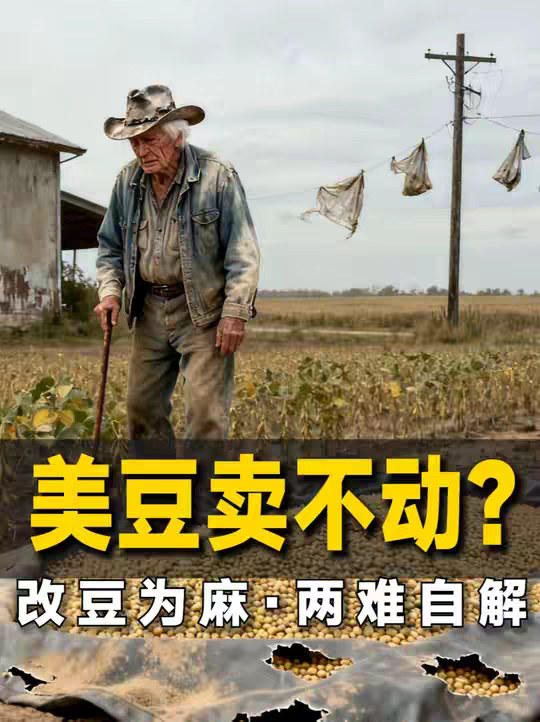 美豆滞销美国这次玩砸了，建议改豆为麻两难自解