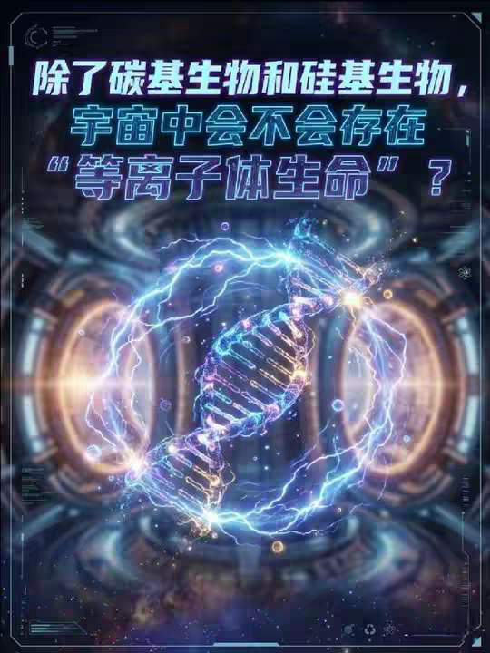 除了碳基生物和硅基生物，宇宙中会不会有“等离子体生物”？