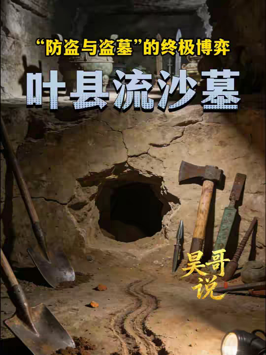 河南暴雨冲开东周大墓，现代盗墓贼拼尽全力，却被汉代祖师爷截胡