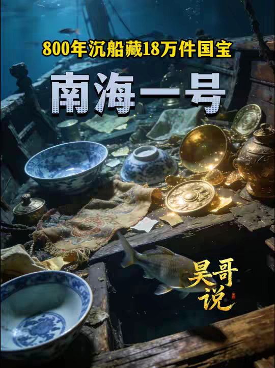 耗资30亿打捞南海一号！800年沉船藏18万件国宝，价值超两万亿元