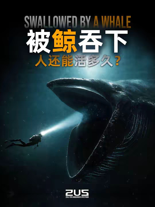 失明、脱发、灼伤？幸存者可怕自述。人真的能被鲸吞下并生还？ 历史上确实存在“鲸腹幸存者”的传闻与记录，本片结合生物学研究与历史案例，带你从科学角度拆解这个流传百年的海上传说。
