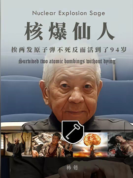 挨两发原子弹不死，反而活到了94岁 人送外号“核爆仙人”“二次原男孩”