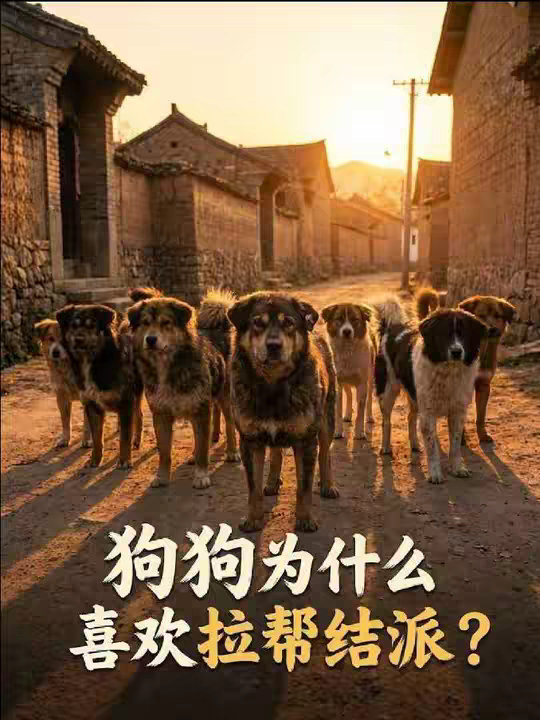 农场的狗狗为什么喜欢拉帮结派？