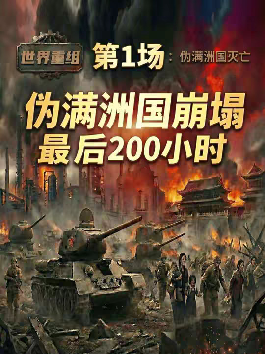 伪满洲国最后200小时，二战后第一个消失的亚洲第一重工业基地