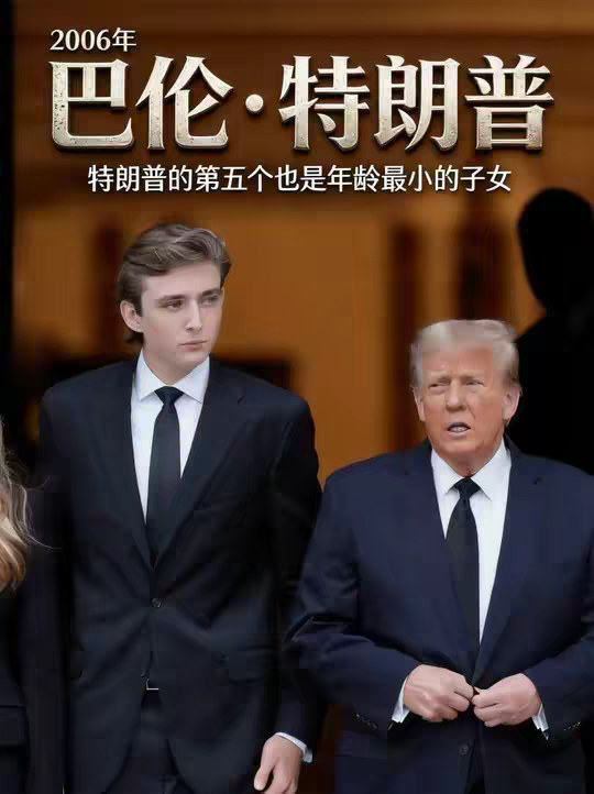 巴伦・特朗普：特朗普家族继承人的真实生活 堪比小国GDP的家族财富，为他砌起了一座看不见的高墙。巴伦·特朗普，自1963年以来首位住进白宫的未成年总统之子。他的名下，不仅躺着千万级别的奢华庄园和科技巨头股票，更有联邦特勤局的贴身保护。 但这不仅仅是一场关于“炫富”的浮华秀。当他年满18岁，面对聚光灯下越发严苛的审视，这位身高两米的政治家族继承人，该如何续写自己的人生剧本？