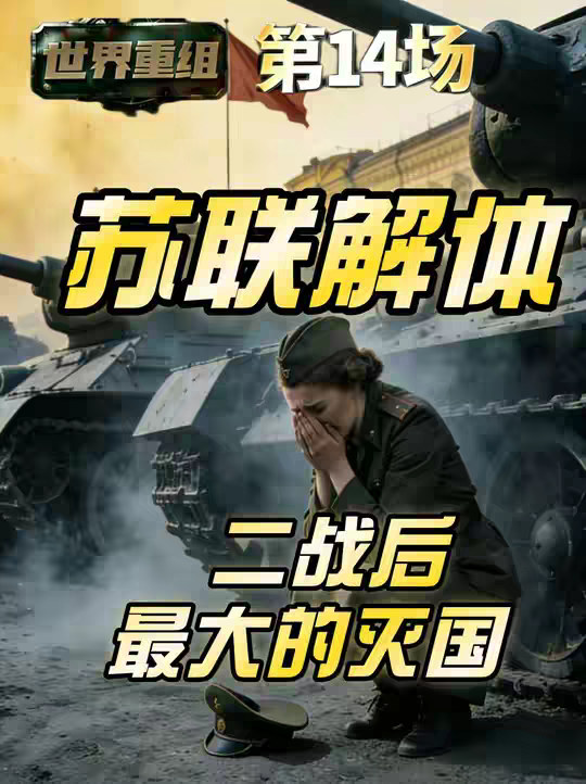 这是二战后最大的灭国！苏联解体冷战的结束，美国成唯一超级大国
