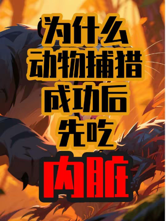 为什么动物捕猎成功后都优先吃内脏？
