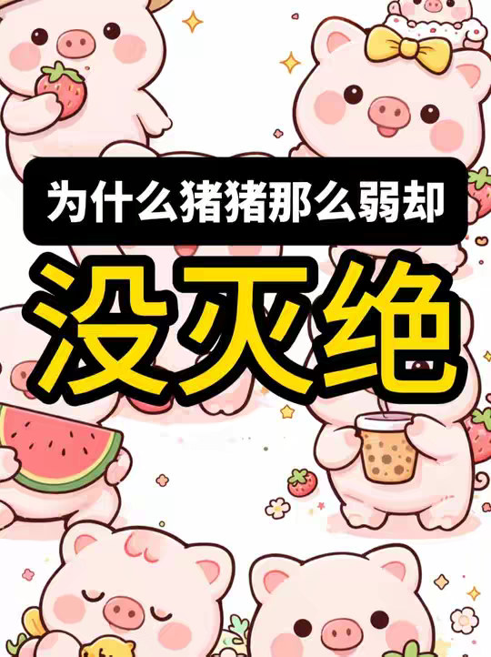 为什么猪那么弱却没有灭绝