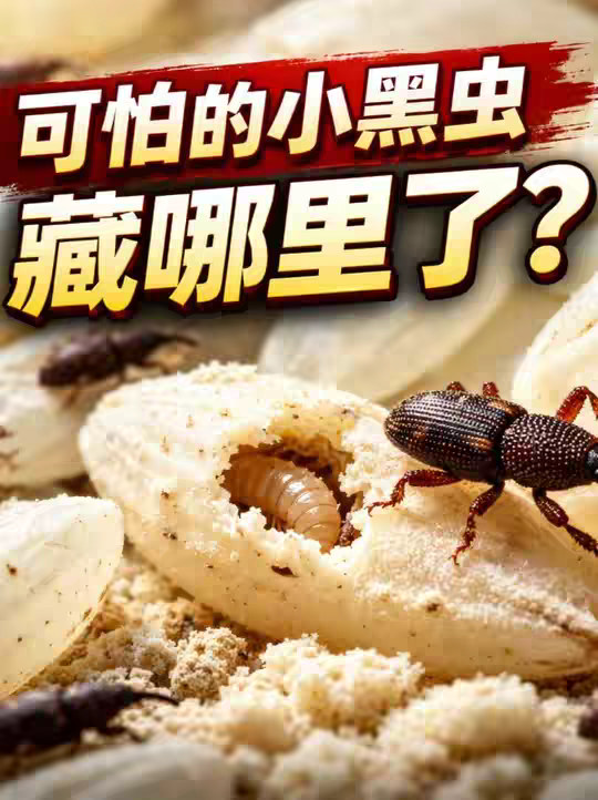 它不大，也不凶。可真正麻烦的地方，是你看见它的时候，往往已经晚了。米象，这种最常见的储粮害虫之一，真正的战场从来不在米面上，而在米粒里面。这期视频，带你看懂它为什么这么难缠，以及人们现在到底怎么防它。