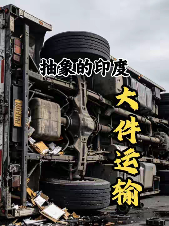 印度大件运输究竟能有多魔幻