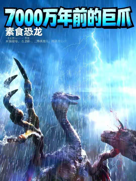 这玩意看着像杀神，结果它吃草？ 你很难想象，一头体长约10米、体重6吨，手上还挂着三把半米长巨爪的恐龙，最后竟然不是顶级屠夫，而是以植物为主食的怪物。它叫镰刀龙，一个把“反常识”活成体型的远古巨兽。本期视频，带你看懂这头看上去最该杀戮、却偏偏没有走那条路的恐龙，到底为什么能成为古生物史上最离谱的存在之一。