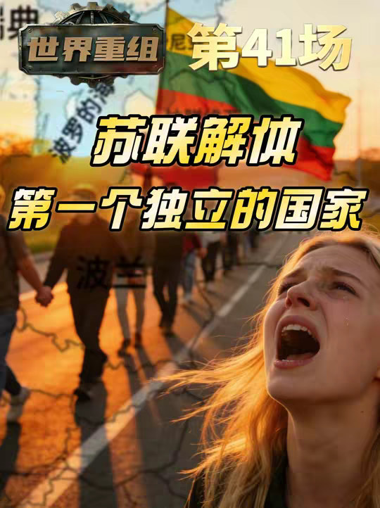最恨苏联的小国，第一个吹响解体的号角，1991立陶宛率先跳船