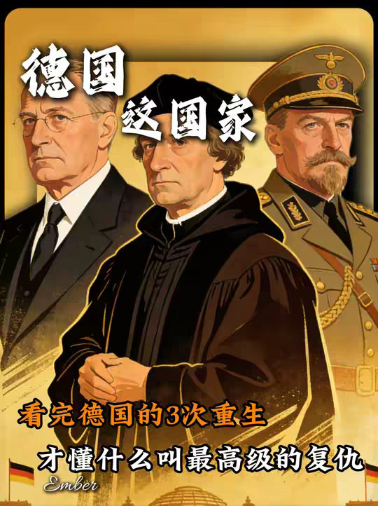 3个德国人，接力把德意志从泥潭里拽出来
