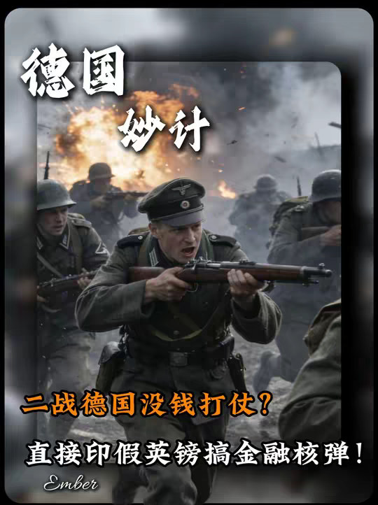 史上最大假币行动，德国印假钞坑惨英国
