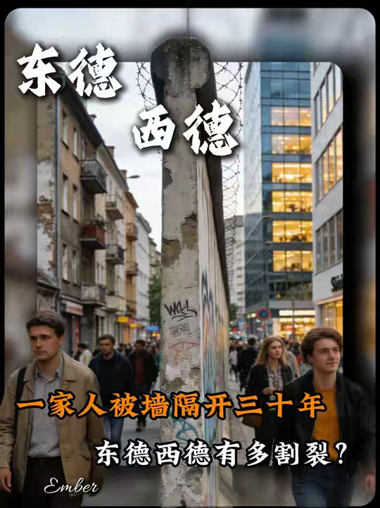 冷战最扎心一幕：一道墙，两个德国