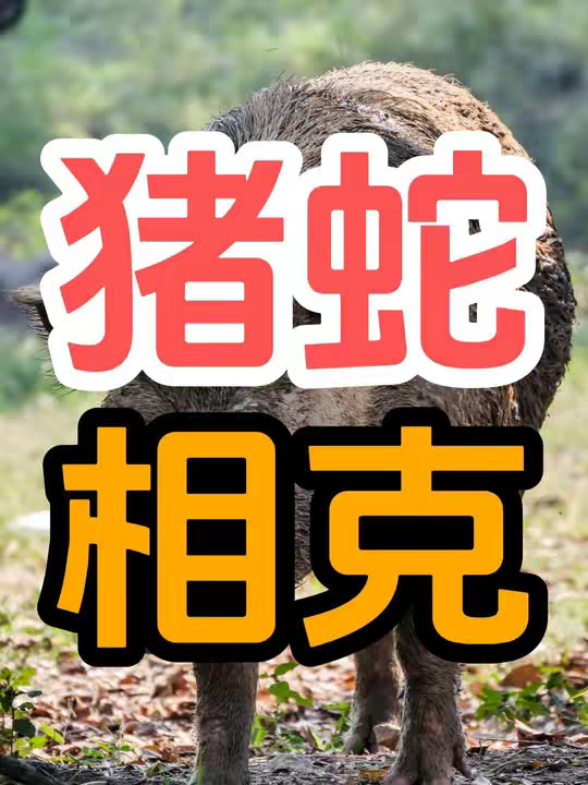 猪为什么是蛇的克星？