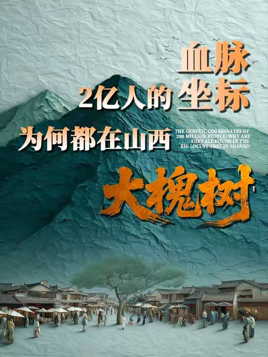 2亿人的血脉坐标，为何都在山西大槐树？ “家里的老人常说，咱们是从大槐树来的，评论区有同宗的兄弟吗？