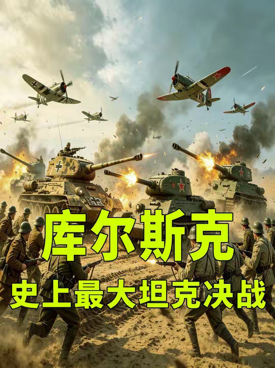 库尔斯克会战：人类史上最大规模装甲对决，二战东线攻防终极逆转 20分钟带你看懂库尔斯克会战完整全过程，有人说斯大林格勒战役是苏德战争的最终转折点，其实真正将德国东线最后装甲精锐耗尽、让希特勒彻底丧失战略进攻能力、从此苏军一路反攻至柏林的，是这场被称为人类战争史上最大规模坦克决战的库尔斯克会战。