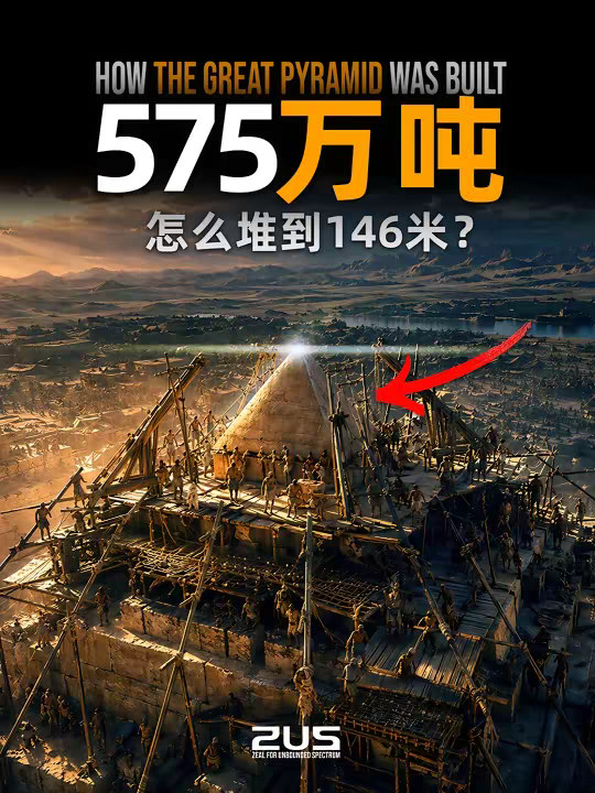 造金字塔要养十万工人？230万块巨石从何而来？金字塔建造之谜 完整拆解胡夫大金字塔的建造之谜：在荒漠之中，230万块石头究竟从何而来？总重约575万吨的巨石，古埃及人又如何堆上146米？本片将结合考古证据、梅雷尔日记、采石场遗址、水运系统、坡道理论、工人聚落与工程精度，重新还原大金字塔如何建成，带你看懂这座古代超级工程背后真正的人类技术与组织能力。