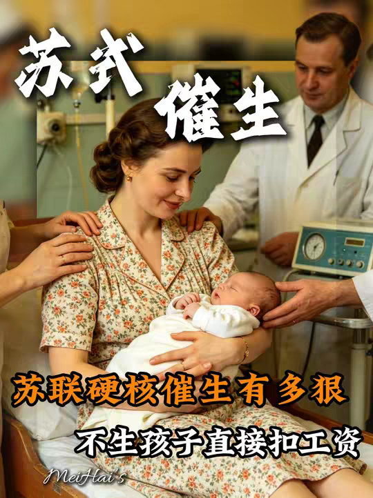 用罚款逼人生育，苏联生育率背后的心酸