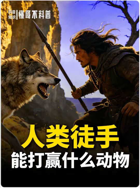 人类徒手能打赢什么动物？