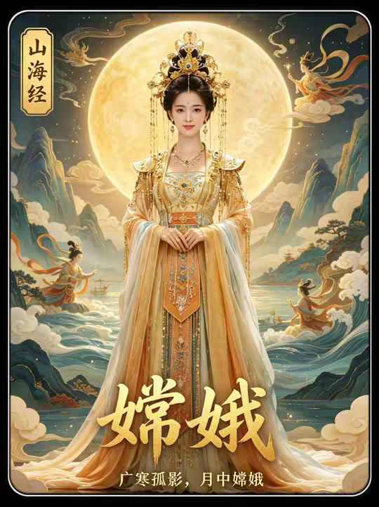 一场跨越两千年的神话改编，把真实的姮娥改成了完美的嫦娥