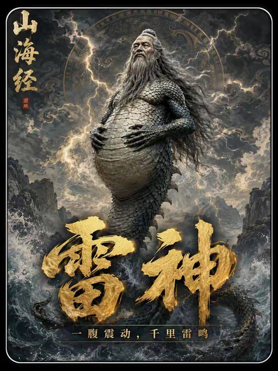 梳理雷神千年演变：龙身人面是中国神话里最纯粹的雷霆本源