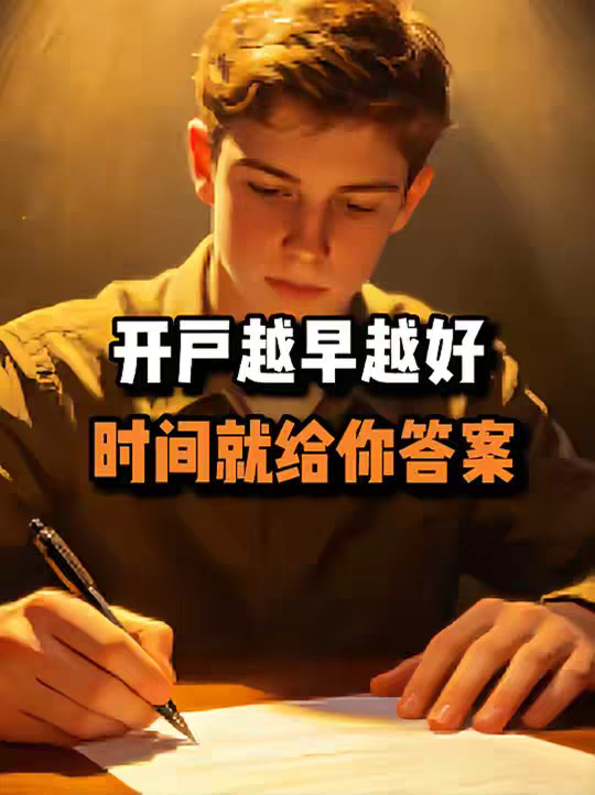 复利最大的成本就是时间，学会和时间做朋友