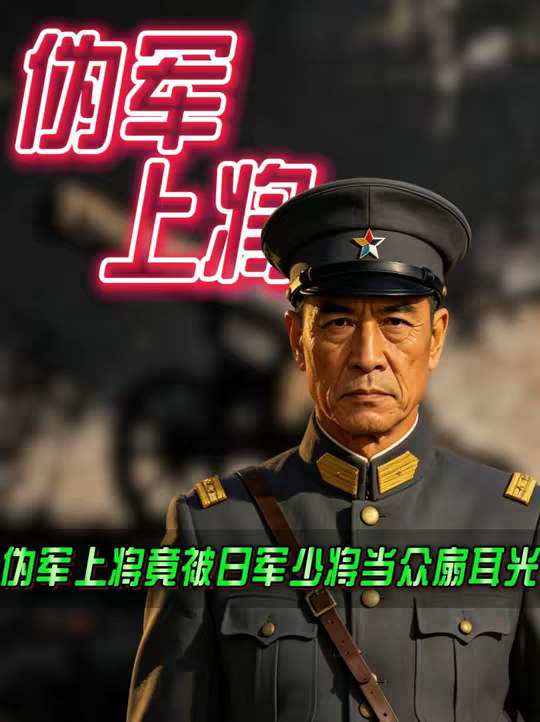 伪军上将被日军少将扇了两耳光