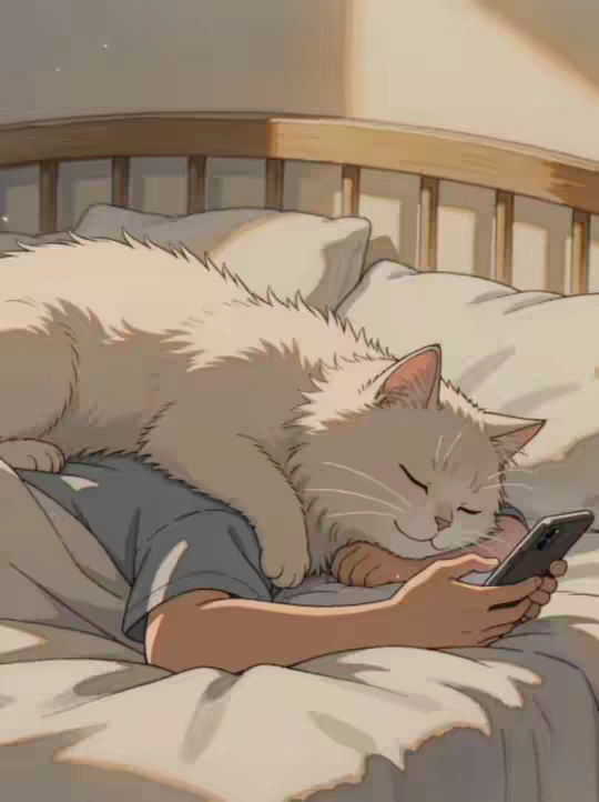 猫趴你身上骑摩托车，不是在撒娇，是在给你做治疗