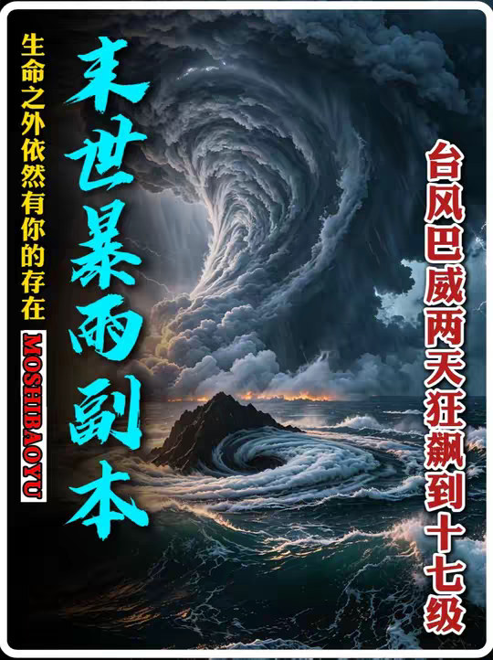 全球"风王"易主？巴威两天狂飙到17级，目前还未明确台风路径