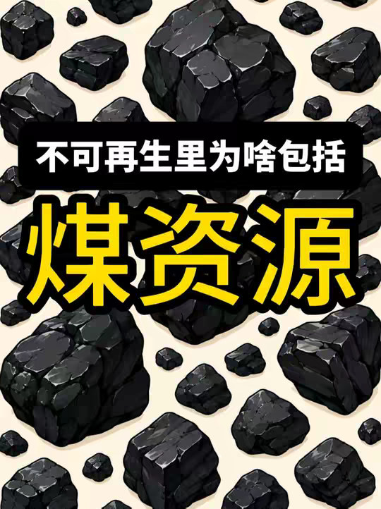 为什么煤炭是不可再生资源