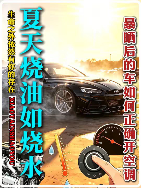 暴晒后的车如何正确开空调，纠正十年老司机都在犯的空调错误。