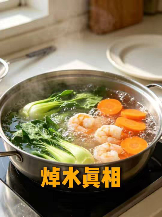 焯水： 开水下锅焯水，算得上做饭最大的误区！肉类、海鲜、绿叶菜、十字花科蔬菜、根茎菜以及各类菌菇，分别该怎么正确焯水？一次性讲清楚。