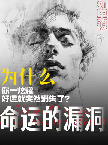 命运的漏洞就是你越装作不在意，一切反而越顺利