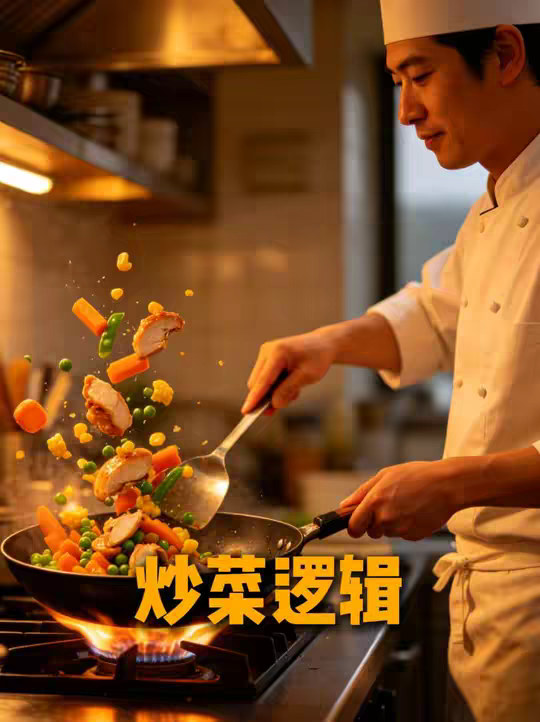 炒菜逻辑： 终于明白家常菜比不上饭店菜品香味的原因，原来是调料下锅时机出错了。
