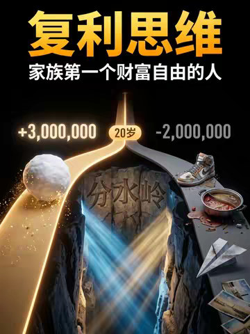 学会钱生钱 学会复利思维，二十岁该醒醒了！一定要懂得复利效应