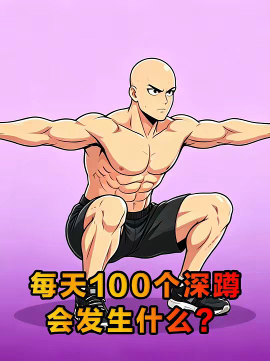 每天100个深蹲，会发生什么？