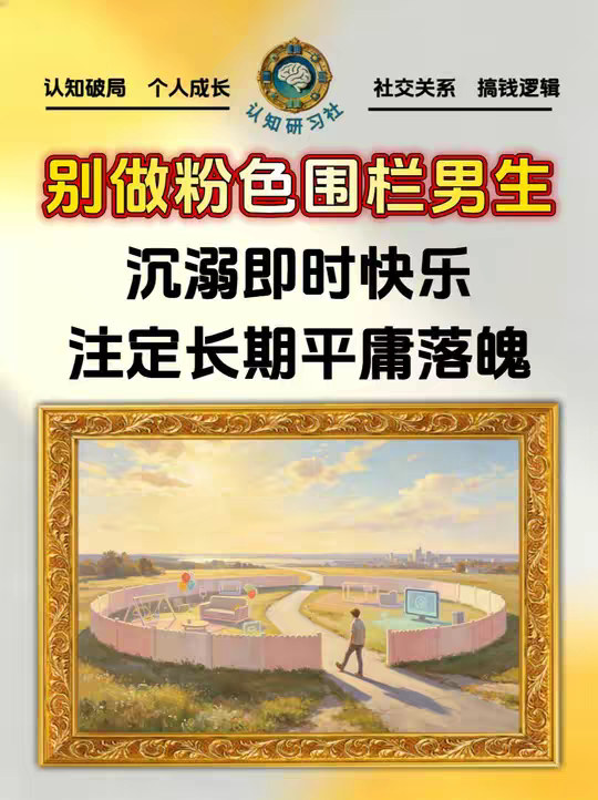 千万别做粉色围栏男生，它正在慢慢掏空你的前途。