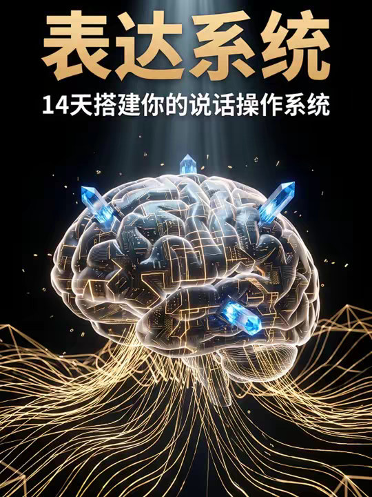 14天搭好表达系统，不用买课，不靠天赋，每天就10分钟 你越早建立自己的表达系统，你就越早翻身。我见过说话最磕巴的人，练了14天，整个人气场都变了