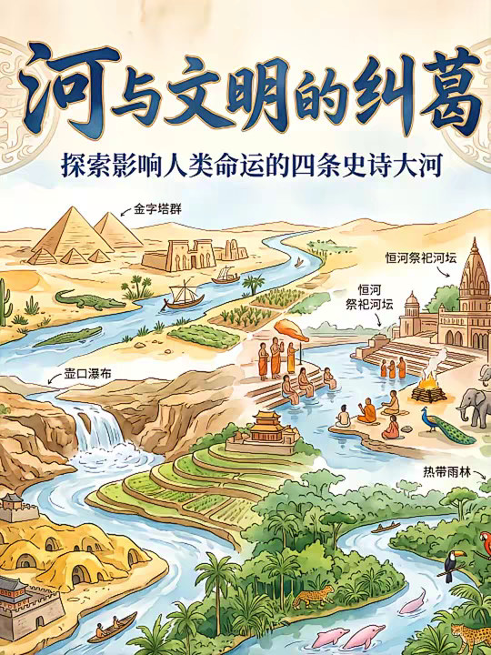 世界各地的母亲河对文明的拷打